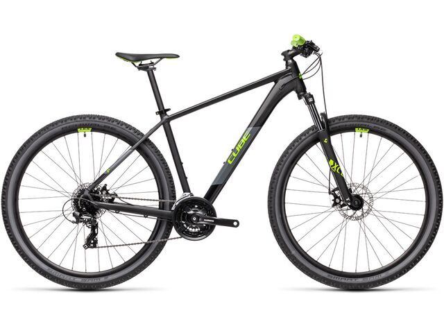 Horské kolo CUBE AIM 29 2021 black´n´green
