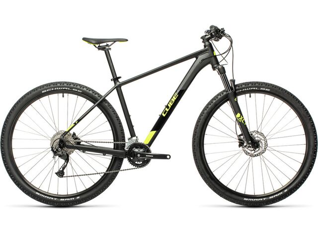 Horské kolo CUBE AIM EX 29 2021 black´n´flashyellow
