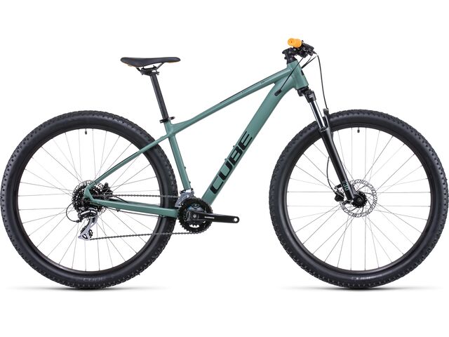 Horské kolo CUBE AIM PRO 2022 olive´n´orange