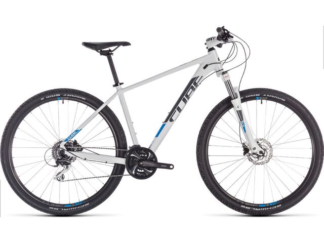 Horske kolo CUBE AIM RACE 27 5 2019 white n blue 18 BIKE LIFE.cz