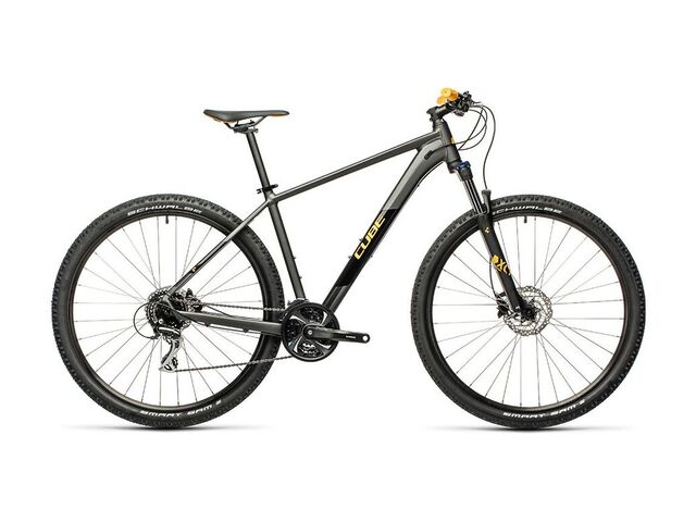 Horské kolo CUBE AIM RACE 29 2021 darkgrey´n´orange