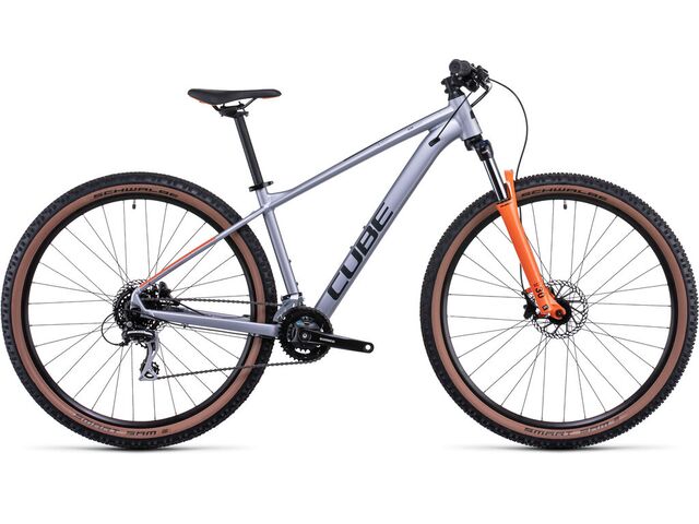 Horské kolo CUBE AIM RACE 27,5 2022 silver´n´orange