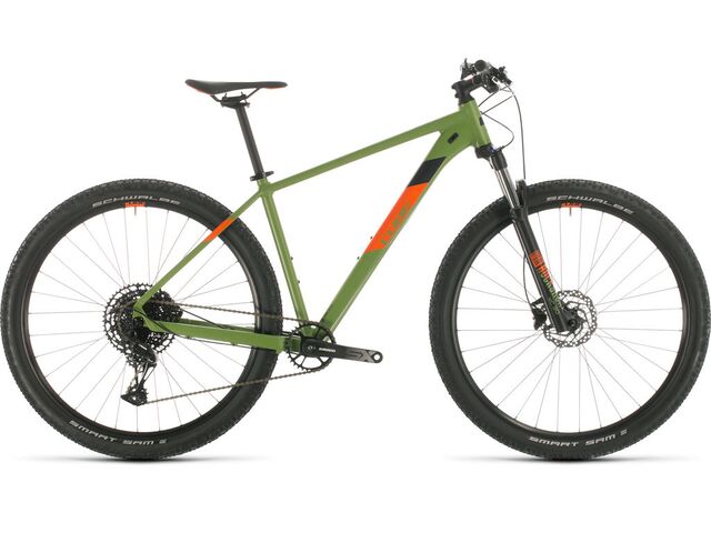 Horské kolo CUBE ANALOG 27,5 2020 green´n´orange