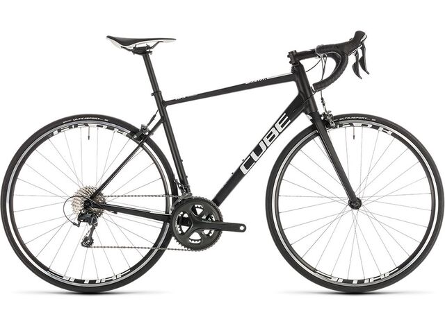 Silniční kolo CUBE  ATTAIN RACE 2019 black´n´white