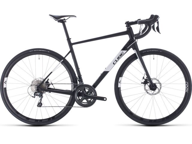 Silniční kolo CUBE ATTAIN RACE 2020 black´n´white