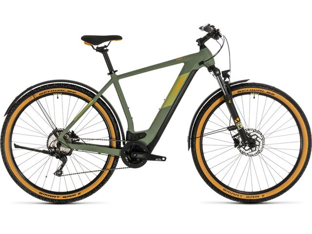 Elektrokolo CUBE CROSS HYBRID PRO ALLROAD 625 2020 green´n´orange