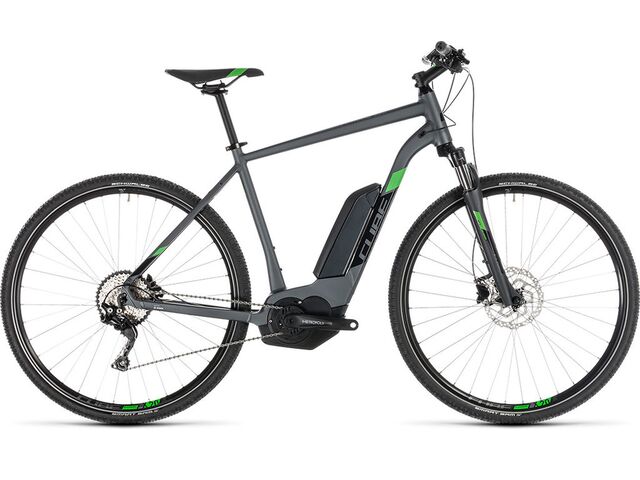 Elektrokolo CUBE CROSS HYBRID PRO 500 2019 iridium´n´green