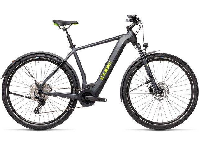 Elektrokolo CUBE CROSS HYBRID PRO 500 Allroad 2021 iridium´n´green