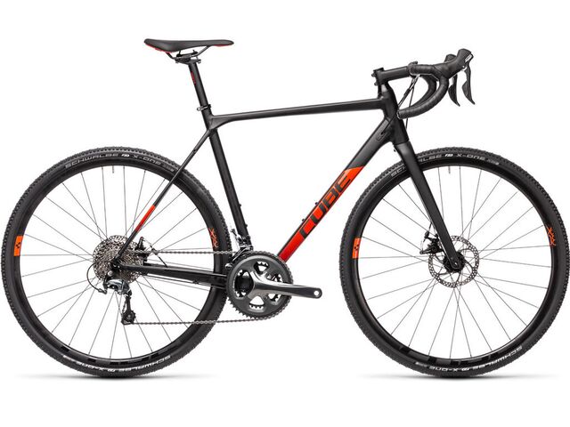 Cyklokrosové kolo CUBE CROSS RACE 2021 black´n´red