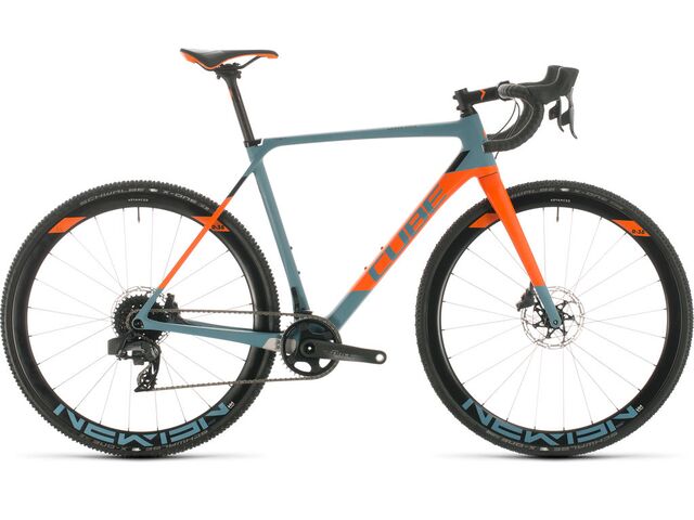 Cyklokrosové kolo CUBE CROSS RACE C:62 SLT 2020 bluegrey´n´orange