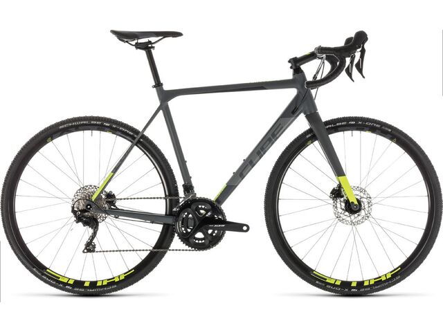 Cyklokrosové kolo CUBE CROSS RACE PRO 2019 grey´n´flashyellow