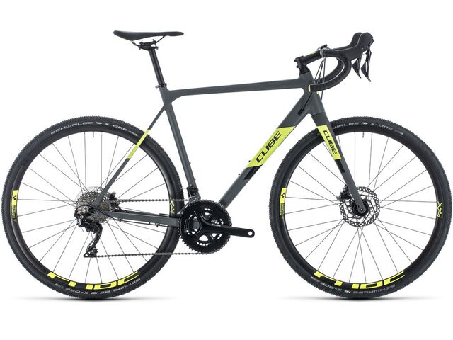 Cyklokrosové kolo CUBE CROSS RACE PRO 2020 grey´n´flashyellow
