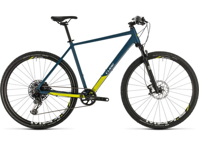 Krosové kolo CUBE CROSS SL 2020 blue´n´lime