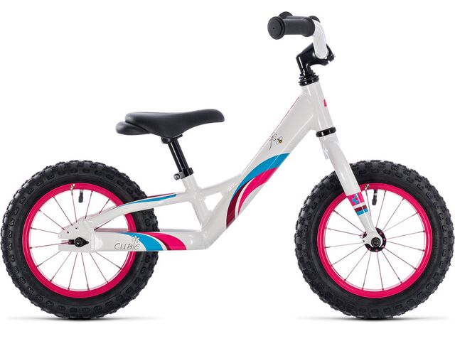 Dětské odrážedlo  CUBIE 120 WALK GIRL 2019 white´n´pink