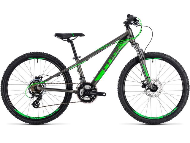 Dětské kolo CUBE KID 240 DISC 2019 grey´n´flashgreen
