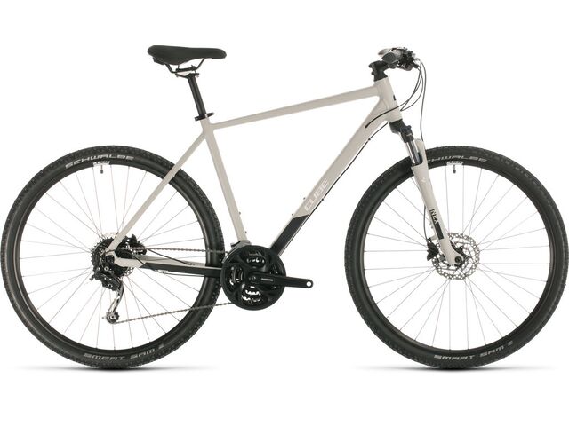 Krosové kolo CUBE NATURE PRO 2020 grey´n´white