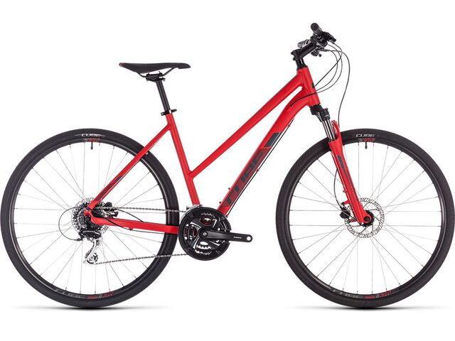 Krosové kolo CUBE NATURE Trapeze 2019 red´n´grey