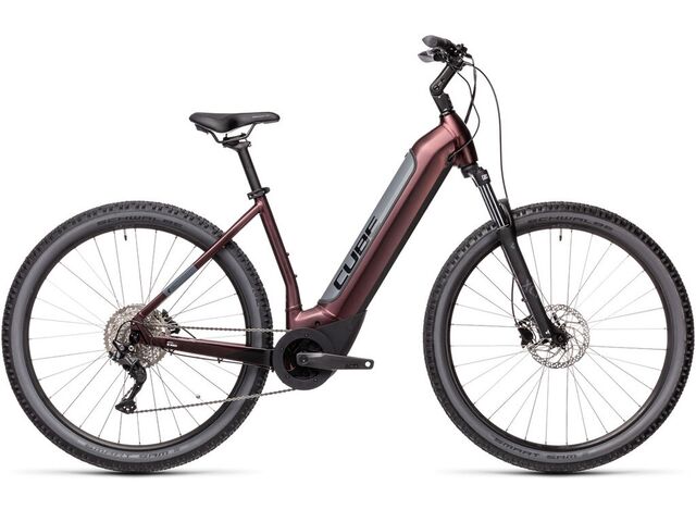 Elektrokolo CUBE NURIDE HYBRID PRO 500 2021 berry´n´grey