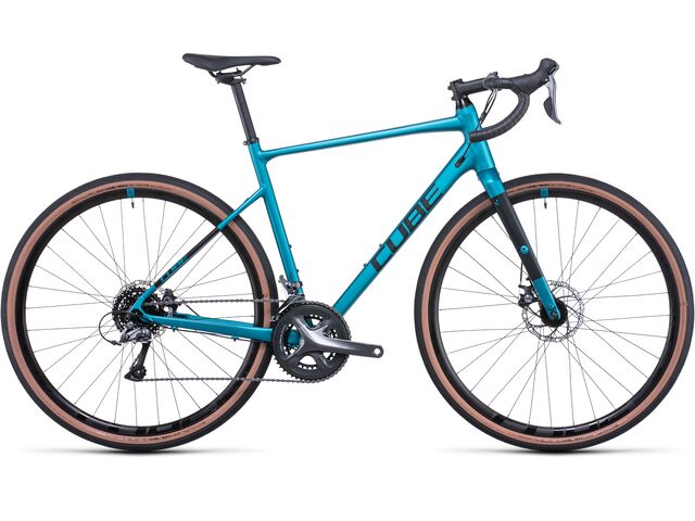 Gravel kolo CUBE NUROAD 2022 deepteal´n´black