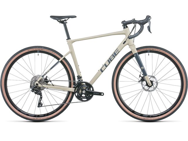 Gravel kolo CUBE NUROAD PRO 2022 desert´n´grey