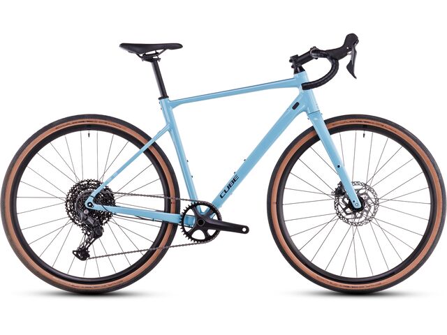 Gravel kolo CUBE NUROAD PRO mayablue ´n´ black 2025