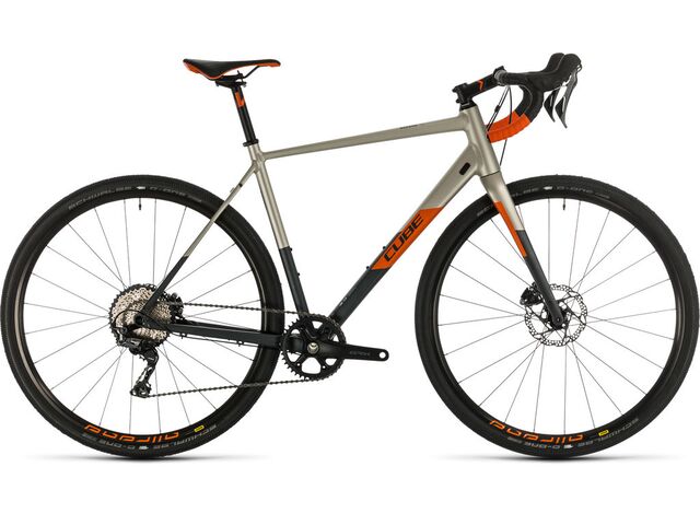 Gravel kolo CUBE NUROAD SL 2020 titanium´n´orange
