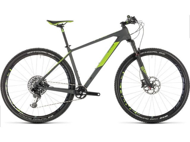 Horské kolo CUBE REACTION C:62 RACE EAGLE 29 2019 grey´n´green
