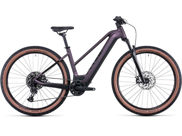 Elektrokolo CUBE REACTION HYBRID EXC 750 Trapeze 2022 smokylilac´n´black