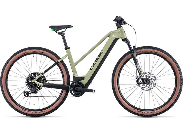 Elektrokolo CUBE REACTION HYBRID EXC 750 Trapeze 2022  green´n´flashgreen