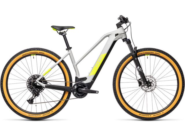 Elektrokolo CUBE REACTION HYBRID PRO 29 500 2021 Trapeze grey´n´yellow