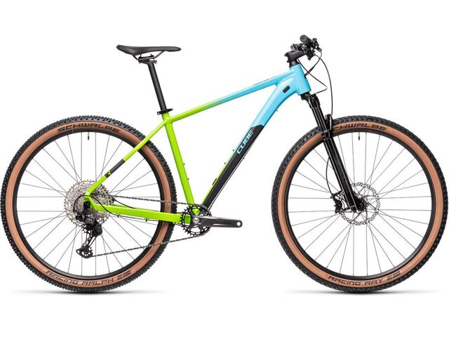 Horské kolo CUBE REACTION PRO 29 2021 fadingblue´n´green