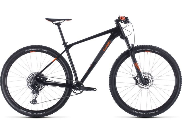 Horské kolo CUBE REACTION RACE 2020 black´n´orange