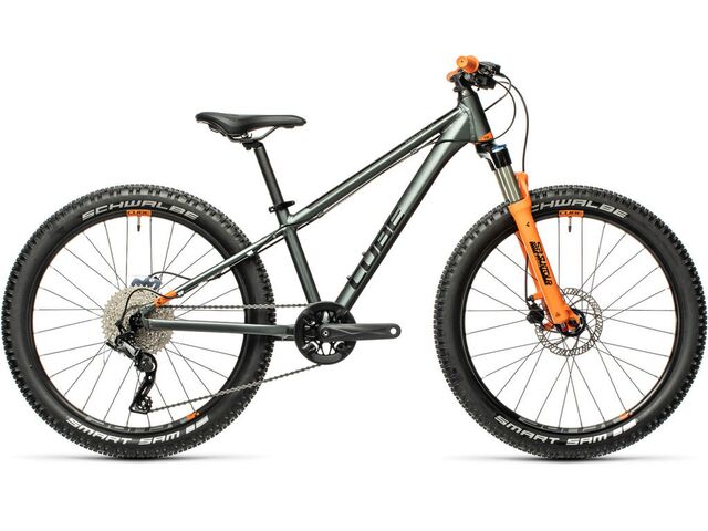 Dětské kolo CUBE REACTION 240 TM 2021 flashgrey´n´orange