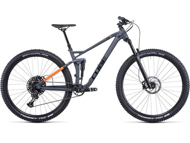 Horské kolo CUBE STEREO 120 PRO 2022 grey´n´orange