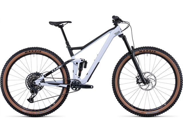 Horské kolo CUBE STEREO 150 C:62 RACE 29 2022 flashwhite´n´carbon