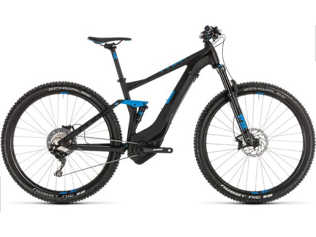 Horské kolo CUBE STEREO HYBRID 120 RACE 500 29 2019 black´n´blue