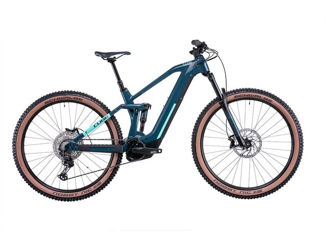 Elektrokolo CUBE STEREO HYBRID 140 HPC RACE 29 2022 teal´n´mint