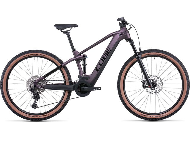 Elektrokolo CUBE STEREO HYBRID 120 RACE 625 2022 smokylilac´n´black