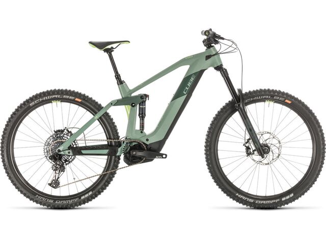 Horské elektrokolo CUBE STEREO HYBRID 160 HPC SL 27,5 2020 green´n´sharpgreen