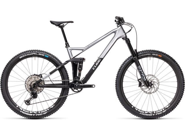 Horské kolo CUBE STEREO 140 HPC SL 27,5 2021 polarsilver´n´black