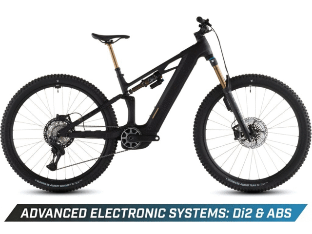 Elektrokolo CUBE STEREO Hybrid ONE44 HPC AT 800 carbon´n´gold 2026