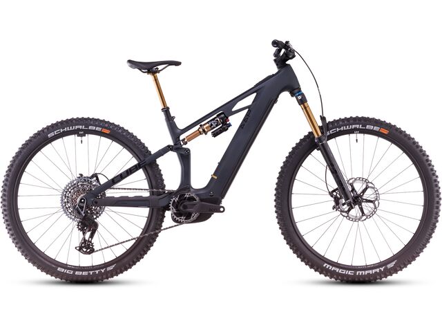 Elektrokolo CUBE STEREO Hybrid ONE44 HPC AT 800 carbon´n´gold 2025