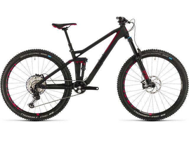 Celoodpružené kolo CUBE STING WS 140 HPC RACE 2020 carbon´n´rubinred