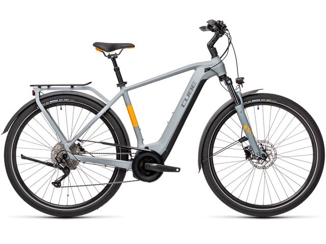 Elektrokolo CUBE TOURING HYBRID PRO 500 2021 grey´n´orange