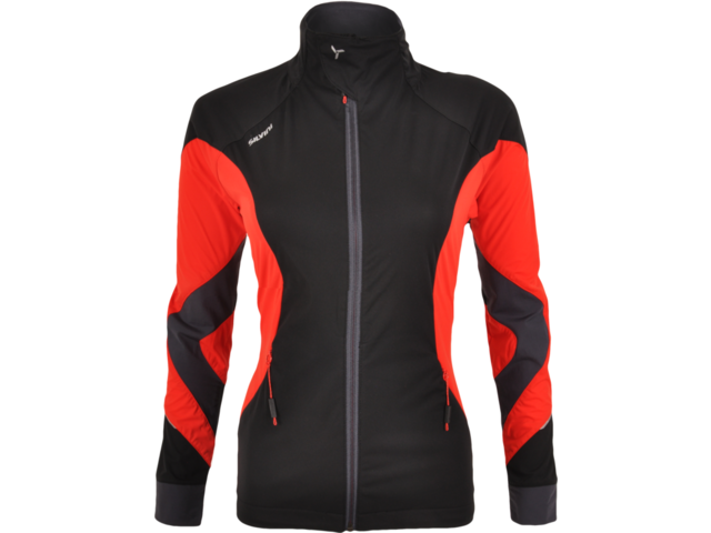 Dámská  lehká softshellová bunda SILVINI SERRONE černá/červená