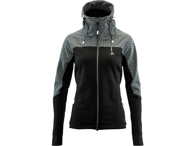 Dámská softshellová bunda SILVINI Lano black-charcoal