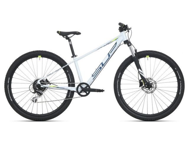 Dětské kolo SUPERIOR RACER XC 27 DB 2021 GLOSS WHITE/BLUE/NEONYELLOW