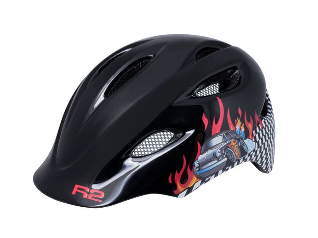 Dětská cyklistická přilba R2 DUCKY ATH10C černá