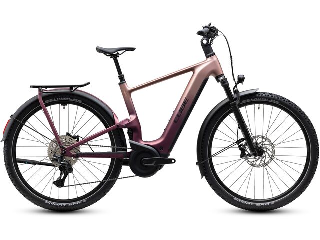 Elektrokolo Cube NURIDE Hybrid ONE11 HPC SLX 800 mauve´n´black 2027