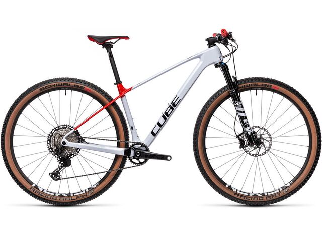 Horské kolo CUBE ELITE C:68X PRO 29 2021 flashwhite´n´red